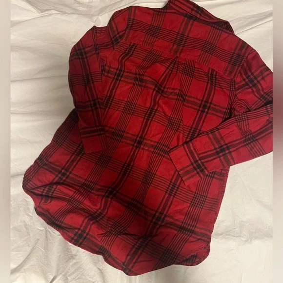 NWT Carhartt Red and Black Plaid Shirt - Picture 8 of 9